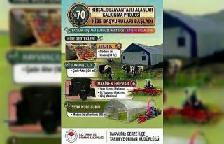 Sinoplu çiftçiye yüzde 70 hibe desteği