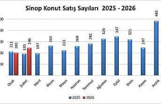 Sinop’ta konut satışları arttı