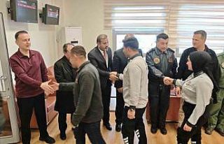 Şırnak Şerafettin Elçi Havalimanında bayramlaşma...