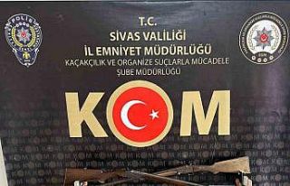 Sivas’ta kaçak silah operasyonu: 1 kişi tutuklandı