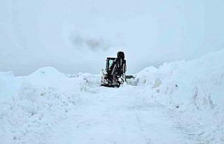 Süphan Dağı tırmanışına tipi ve kar engeli