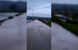 Susurluk Çayı’nda sular yükseldi