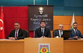 Tarsus Belediyesi Meclisinde yatırım, dayanışma...