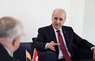 TBMM Başkanı Kurtulmuş, Litvanyalı mevkidaşı...