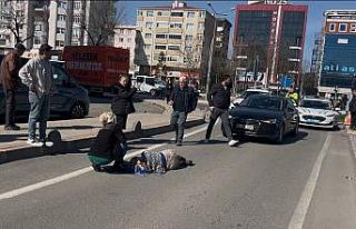 Tekirdağ’da korkutan kaza: Arabanın çarptığı...