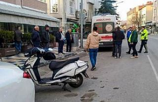 Tekirdağ’da motosiklet devrildi: 1 yaralı