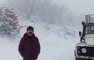 Tekirdağ’da yüksek kesimler beyaza büründü