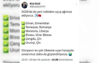 THY Genel Müdürü Bilal Ekşi 6 yeni rotayı duyurdu