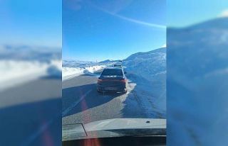 Tipi sürücülere zor anlar yaşattı