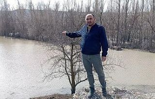 Tokat’ta Çekerek Irmağı taştı, şeker pancarı...