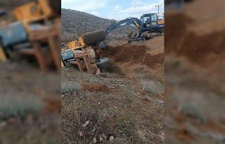 Tokat’ta uçuruma yuvarlanan traktörü kurtarmaya...