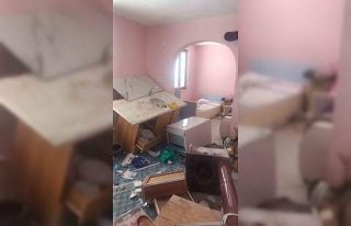 Trabzon’da yayla evine giren ayı ortalığı savaş...