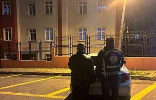 Trafikte saldırı kamerada