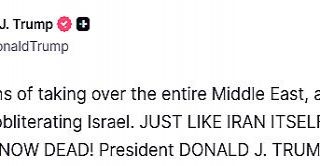 Trump: "İran’ın kendisi gibi, Orta Doğu’daki...