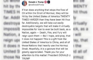 Trump’tan İran’a Hürmüz Boğazı uyarısı:...