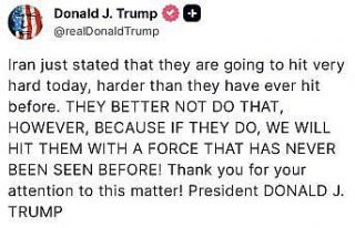 Trump’tan İran’a uyarı: "Daha önce hiç...