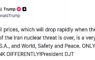 Trump’tan petrol fiyatlarındaki artış ile ilgili...