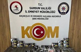 Tütün operasyonunda 22 bin doldurulmuş makaron...