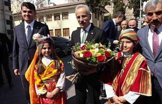 Ulaştırma ve Altyapı Bakanı Abdulkadir Uraloğlu...