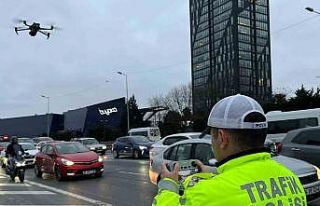 Ümraniye’de dron destekli "kaynak" uygulaması...