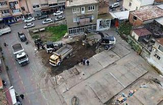 Üretici kadınların emeklerini sergilediği alanda...