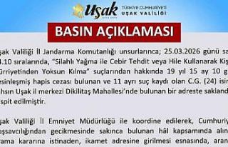 Uşak Valiliği firari hükümlünün ölümüyle...