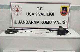 Uşak’ta 161 sikke ele geçirildi