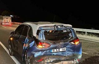 Uşak’ta tır ile otomobilin çarpışması sonucu...