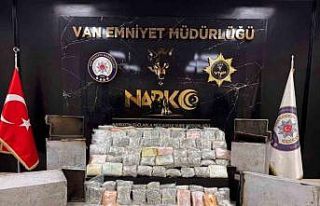 Van’da 68 kilo 500 gram uyuşturucu ele geçirildi