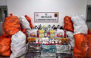 Van’da 9 milyon 903 bin TL değerinde kaçak malzemeler...