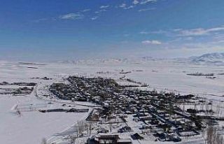 Van’da karla gelen güzellik: Yerleşim yerleri...