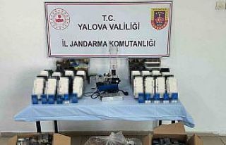 Yalova’da kaçak sigara operasyonu