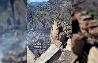 Yanan evden parasını kurtarmak isterken ağır yaralandı