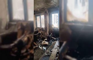 Yangında dumandan etkilenen 3 kişi hastaneye kaldırıldı