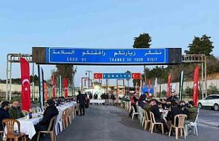 Yayladağı Gümrük Kapısı’nda dostluk iftarı