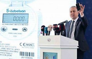 Yerli ve milli imkanlarla üretilen akıllı su sayaçları...