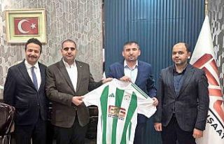 Yeşilyurtspor’dan göğüs sponsoruna ziyaret
