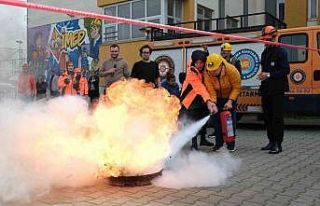 Yıldırım Belediyesi’nden nefes kesen tatbikat