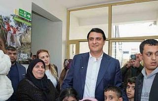 Yılmaz’dan kadın ve çocuklara anlamlı ziyaret