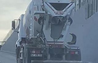 Yola beton döken sürücüye 3 bin TL ceza