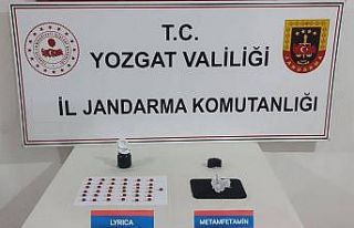 Yozgat’ta sentetik ecza hap ve metamfetamin ele...