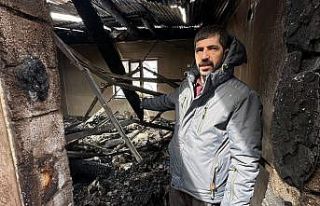 Yüksekova’da çıkan yangında bir ev kullanılamaz...