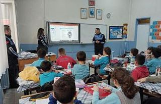 Zabıtadan öğrencilere meslek tanıtımı