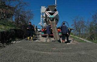 25 yıllık yol sorunu çözüme kavuşturuluyor