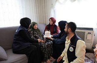 92 yaşındaki çınara doğum günü sürprizi