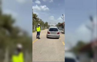 Adana’da "makas atan" sürücü yakalandı