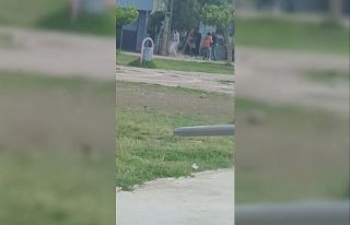 Adana’da tüfekli sopalı kavga kamerada