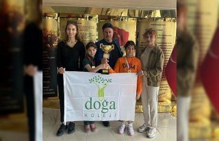 Adıyaman’da minik raketlerden büyük başarı