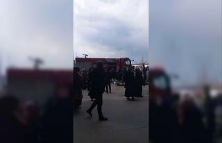 Ağrı’da hastanede yangın paniği