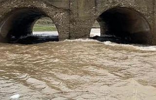 Ağrı’da kar suyu dereleri coşturdu